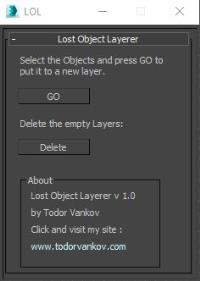 اسکریپت LOL Lost Object Layerer برای 3dmax