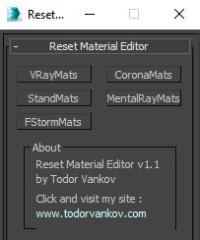 اسکریپت ResetMatEditor_v1-1 برای 3dmax